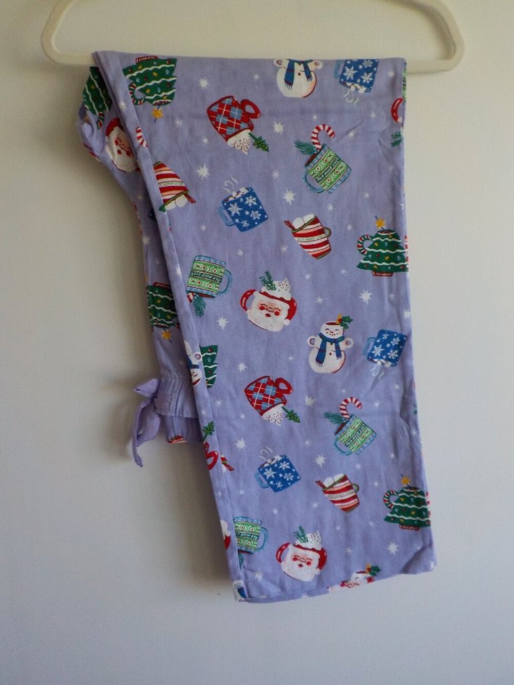 Old Navy Pajama Pants - Large NWT - Christmas Purple COTTON (2610)